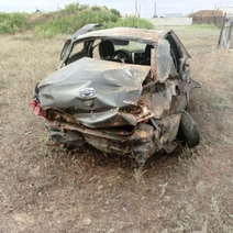 В Новоорском районе в кювет слетел автомобиль под управлением подростка