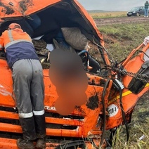 Водитель был пьян: ДТП с КАМАЗом в Оренбуржье унесло жизнь человека