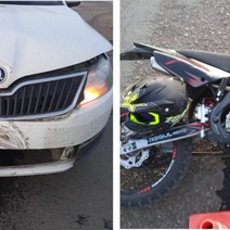 Подростка из Светлого госпитализировали в Оренбург после ДТП на питбайке