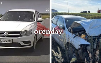 В Оренбуржье лихач на Volkswagen едва не угробил семью из четырёх человек (ВИДЕО)