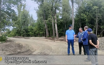 Подрядчику объявлено предостережение из-за темпов благоустройства парка в Кувандыке