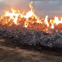 В Оренбуржье сельчанин потерял в огне заготовки сена и автомобиль