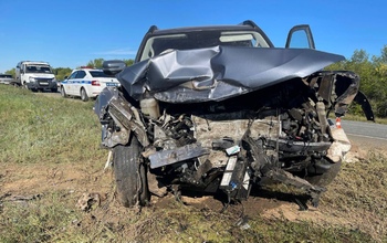 Лобовое столкновение под Оренбургом: погиб водитель ВАЗа