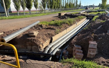 В райцентре Октябрьском меняют теплотрассу по требованию прокуратуры