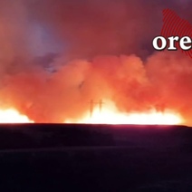 Тушить пожар возле Ириклинского водохранилища мешал порывистый ветер