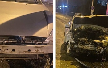 В Оренбурге на Загородном шоссе в результате ДТП пострадал 23-летний водитель