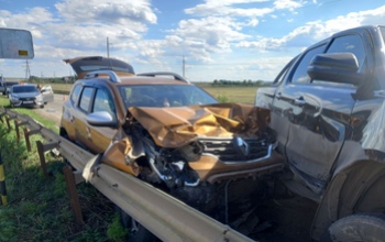 Под Бугурусланом пьяная автоледи протаранила сразу три автомобиля