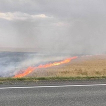 Распространение огня на востоке Оренбуржья остановлено