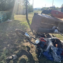 В Курманаевском районе в люльке мотоцикла во время ДТП погибла женщина (18+)