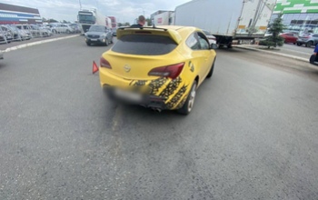 В Оренбурге в ДТП между Opel Astra и Hanway пострадала 16-летняя пассажирка мотоцикла