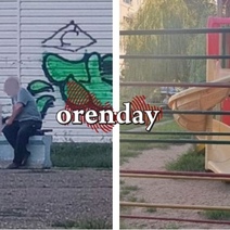 В Оренбурге неухоженная детская площадка стала пристанищем для маргиналов
