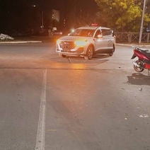 В Оренбурге на улице Новой автомобиль сбил мопедиста