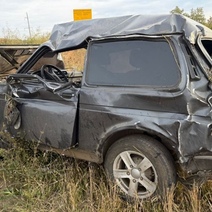 В Оренбуржье погиб водитель Нивы после съезда в кювет