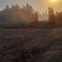 Огонь подступил к трассе Орск-Новоорск