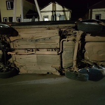 В Сорочинске пьяный водитель протаранил ограждение моста