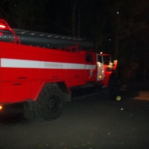 Крупный пожар разгорелся в Шарлыке