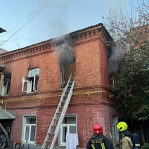 В Оренбурге сгорела квартира в историческом особняке