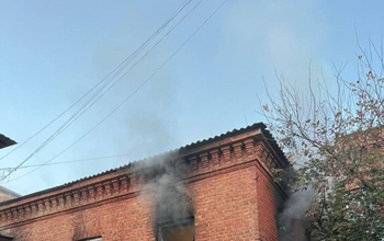 В Оренбурге сгорела квартира в историческом особняке