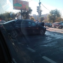 ДТП на проспекте Гагарина в Оренбурге затрудняет транспортный поток