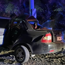 Смертельное ДТП: под Орском водитель ВАЗа потерял управление и «влетел» в столб