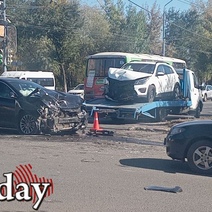 В ДТП на проспекте Гагарина пострадали женщина и подросток