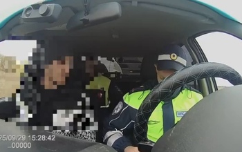 В Сорочинском округе иностранец пытался откупиться от ДПС за опасный обгон