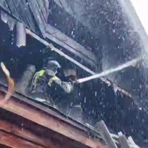 В Оренбурге одновременно произошли два пожара