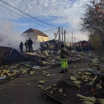 В Оренбурге от хлопка газа разнесло частный дом