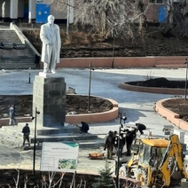 В Медногорске подрядчик срывает сроки работ по благоустройству площади Ленина и улицы Советской