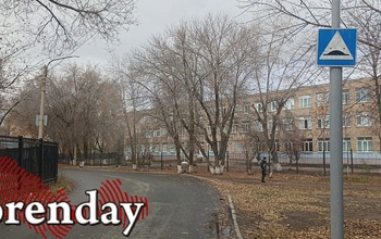 В Оренбурге после ремонта дороги не восстановили «лежачий полицейский» у школы на улице Братской