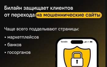 Билайн защищает клиентов от перехода на мошеннические сайты
