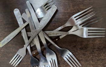 В Орске девушка воткнула в губу знакомой вилку