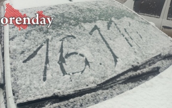 Оренбуржье заснежило: запад региона накрыл первый снег