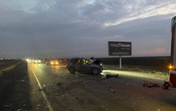 Утром 19 ноября на трассе Оренбург – Соль-Илецк погиб мужчина