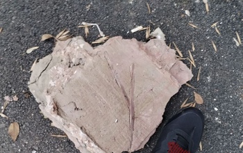 В центре Оренбурга на тротуар отваливаются части фасадов