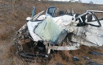 Автомобиль смяло в блин: в Оренбуржье в ДТП погибла 43-летняя женщина