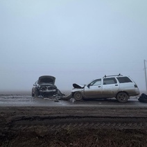 В утреннем тумане под Оренбургом произошло смертельное ДТП