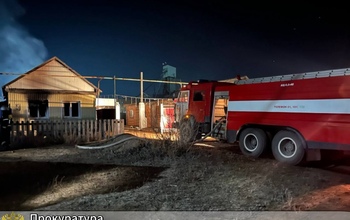 В Оренбургской области возбуждено уголовное дело по факту гибели детей на пожаре (18+)