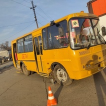 В Соль-Илецке произошло ДТП с участием школьного автобуса