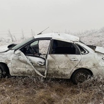 Оренбуржец погиб, съехав в кювет на автомобиле «Лада Гранта»