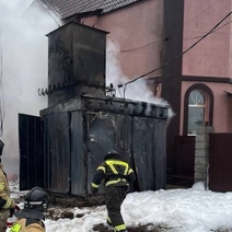 В Оренбурге пожар трансформатора привел к отключению света