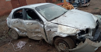 В Бузулукском районе иномарка въехала в металлический забор, пострадал двухлетний ребенок