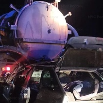 В Сорочинске погиб водитель легкового автомобиля после столкновения с автоцистерной