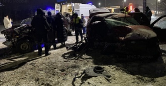 Серьезная авария в Бугуруслане унесла жизнь человека, пятеро пострадали (18+)