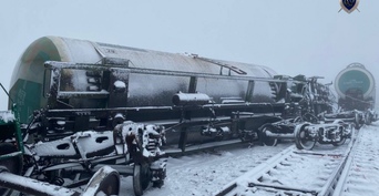 В Оренбуржье проводится проверка по сходу с рельсов трёх цистерн