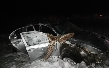 В Северном районе водитель автомобиля Lifan заснул за рулем и вырулил в кювет