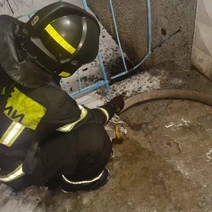 В Орске во время пожара спасли девять человек, среди которых оказалось двое детей