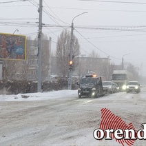 Оренбург утопает в снегу
