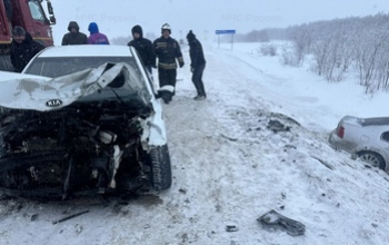 В Шарлыкском районе в лобовом ДТП пострадали пять человек, включая двоих детей