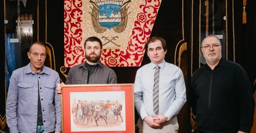 Литографию с цесаревичем Николаем Александровичем, гостившим в Оренбурге, передали губернаторскому музею